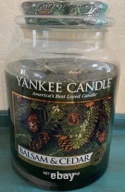 Balsam & Cedar 13lb King Yankee Candle Candle Extremely Rare NEW Never Lit
