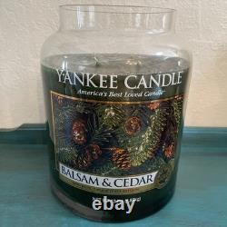 Balsam & Cedar 13lb King Yankee Candle Candle Extremely Rare NEW Never Lit