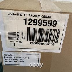 Balsam & Cedar 13lb King Yankee Candle Candle Extremely Rare NEW Never Lit