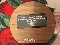 Bentley Commemorative Wooden Paper Weight. Mulsanne. NEW. (Extremely Rare Item)