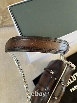 Berluti eclipse mini scritto leather messenger bag. Extremely Rare! Brand New