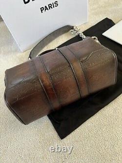 Berluti eclipse mini scritto leather messenger bag. Extremely Rare! Brand New