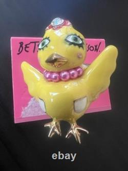 Betsey Johnson Chick Garden Party Ring Size 7 Extremely Rare