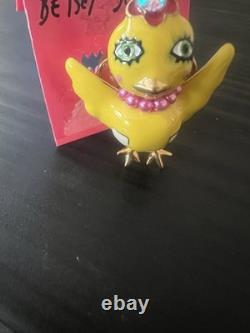 Betsey Johnson Chick Garden Party Ring Size 7 Extremely Rare