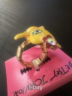 Betsey Johnson Chick Garden Party Ring Size 7 Extremely Rare