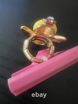 Betsey Johnson Chick Garden Party Ring Size 7 Extremely Rare