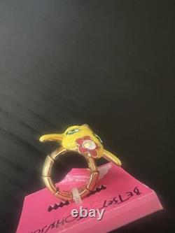 Betsey Johnson Chick Garden Party Ring Size 7 Extremely Rare