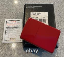 Brand New 03 ZIPPO Lighter Extremely Rare ZIPPO RETRO Fridge/Freezer Bright Red