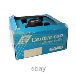 Brand New Genuine Saab Steel Wheel Centre Cap Set Of 4 Extremely Rare 105117303