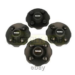 Brand New Genuine Saab Steel Wheel Centre Cap Set Of 4 Extremely Rare 105117303