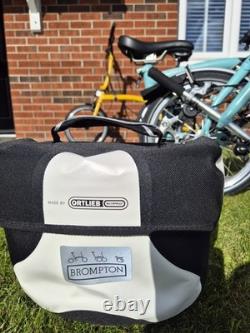 Brand New Unused BROMPTON ORTLIEB MINI O BAG Black and White EXTREMELY RARE