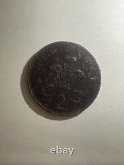British 1971 2P New Pence Extremely Rare 2p Coin