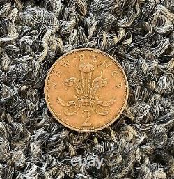 British 1971 2P New Pence, New Penny Extremely Rare 2p Coin