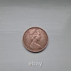 British 1971 2P New Pence, New Penny Extremely Rare 2p Coin