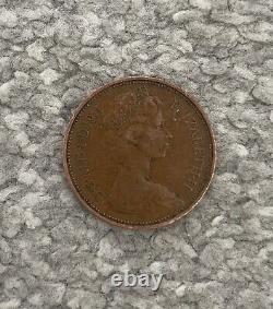 British 1971 2P New Pence, New Penny Extremely Rare 2p Coin