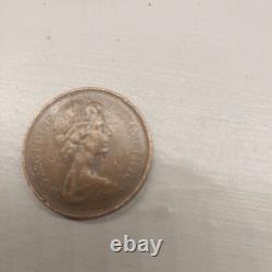 British 1975 2P New Pence, New Penny Extremely Rare 2p Coin