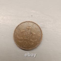 British 1975 2P New Pence, New Penny Extremely Rare 2p Coin