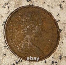 British 1975 2P New Pence, New Penny Extremely Rare 2p Coin