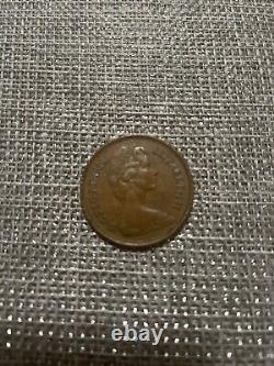 British 2p New Pence Coin 1980, Circulated With ERROR Extremely Rare Collectors