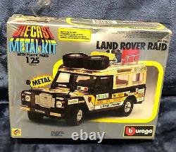 Burago 1/25 Land Rover Raid Metal Kit Die Cast Extremely Rare NEW Sealed