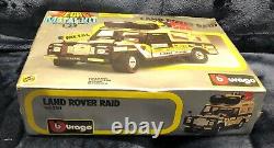 Burago 1/25 Land Rover Raid Metal Kit Die Cast Extremely Rare NEW Sealed