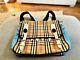 Burberry Monster Flap Backpack Vintage Check Canvas-extremely Rare Item