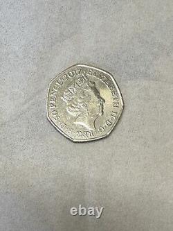 COLLECTABLE Extremely Rare Mr. Jeremy Fisher 50p Coin 2017 UK, New