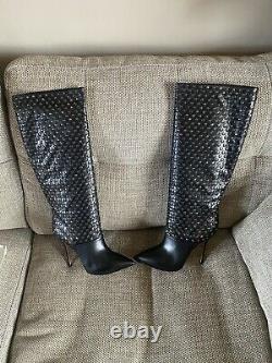 Casadei Boots Extremely Rare Sweet Nero Size 7 Euro 40