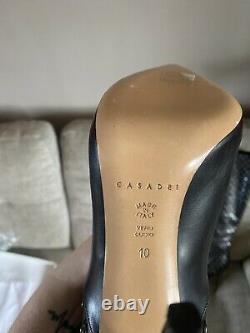 Casadei Boots Extremely Rare Sweet Nero Size 7 Euro 40