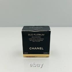 Chanel Duo Platinum Holographic Extremely Rare New in Box