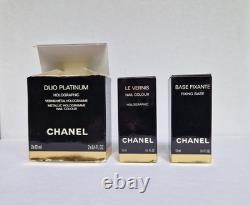 Chanel Duo Platinum Holographic Extremely Rare New in Box