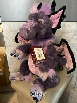 Charlie Bear Scorch Dragon New Extremely Rare purple Ready To Post