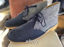 Clarks Harris Tweed Desert Boots Size 9 New extremely rare