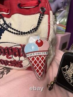 Cream And Red Juicy Couture Daydreamer Bag BRAND NEW Extremely Rare