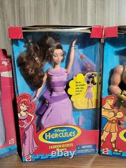 Disney Hercules Extremely Rare Doll golden Glow Hercules & Fashion Secrets Megar