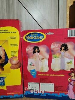 Disney Hercules Extremely Rare Doll golden Glow Hercules & Fashion Secrets Megar