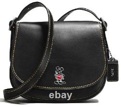 Disney x Coach Mickey Mouse Saddle Bag 23 Extremely Rare 1941, Product # 38421