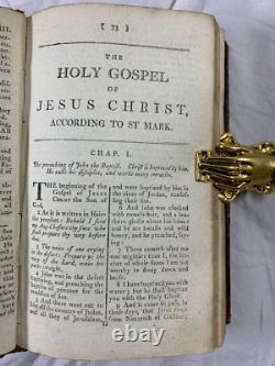 Douay Rheims New Testament Bible 1797 In Good Condition Extremely Rare