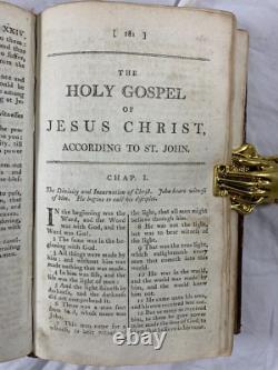Douay Rheims New Testament Bible 1797 In Good Condition Extremely Rare