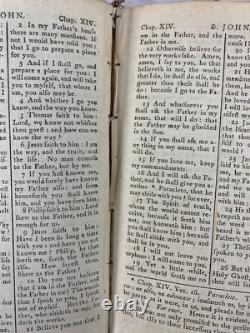 Douay Rheims New Testament Bible 1797 In Good Condition Extremely Rare