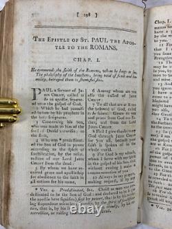 Douay Rheims New Testament Bible 1797 In Good Condition Extremely Rare