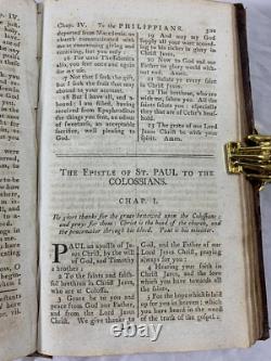Douay Rheims New Testament Bible 1797 In Good Condition Extremely Rare