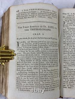 Douay Rheims New Testament Bible 1797 In Good Condition Extremely Rare