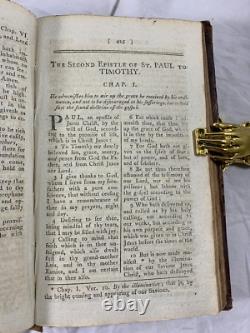 Douay Rheims New Testament Bible 1797 In Good Condition Extremely Rare