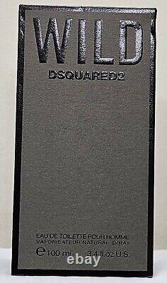 Dsquared2 Wild Men's 100ml EDT Spray 3.4 oz Extremely Rare, VINTAGE