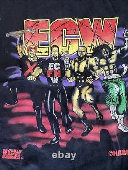 ECW Team extreme vintage shirt size large tazz sabu new jack tommy dreamer rare