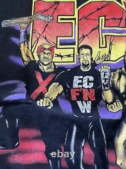 ECW Team extreme vintage shirt size large tazz sabu new jack tommy dreamer rare