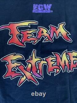 ECW Team extreme vintage shirt size large tazz sabu new jack tommy dreamer rare