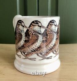 EMMA BRIDGEWATER 1/2 PT MUG- Woodcock Bird EXTREMELY RARE