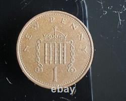 EXTREMELY RARE 1p! 1971 VGC First Year Decimal ONE NEW PENNY COIN. FREEPOST